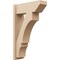 Ekena Millwork 7 1/2-in W x 20-in D x 32-in H Balboa Slat Rough Cedar Woodgrain TimberThane Outlooker, Primed Tan OUTUR075X20X32BOA24RCPR - alternate 1